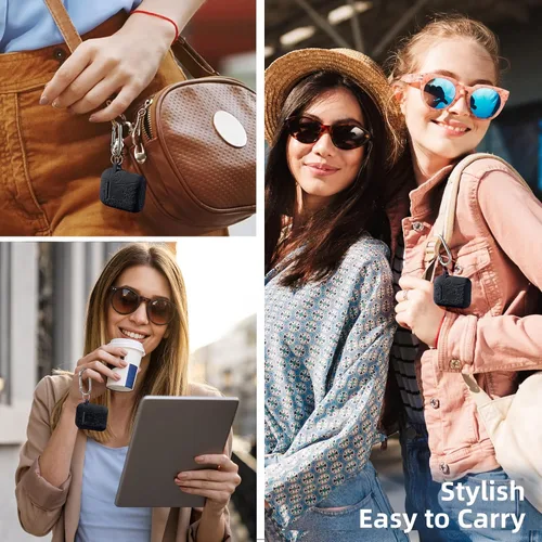 Miniatura 6 de Lerobo para Funda AirPod, Funda de 2ª y 1ª Generación, Funda Protectora Completa con Grabado de Flores Compatible con Funda de Carga Apple AirPod