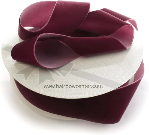 Miniatura 27 de Cinta de terciopelo de 2 pulgadas de un solo lado, suave felpa de lujo, ribete para manualidades para lazos para el cabello, costura, envoltura