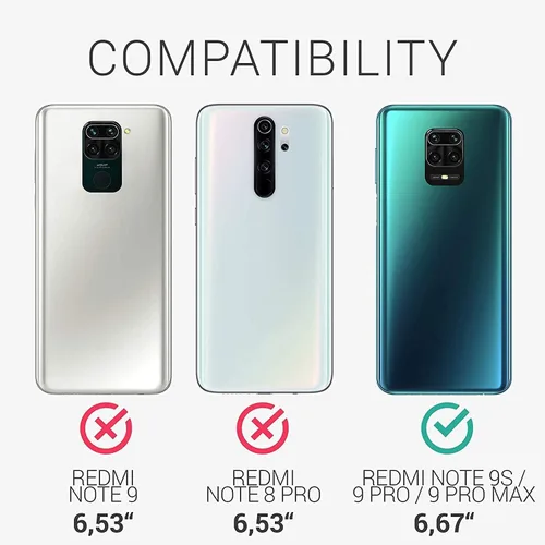 Miniatura 2 de Jeylly Funda protectora para Xiaomi Redmi Note 9 Pro, Redmi Note 9 Pro Max para mujeres y hombres, a prueba de caídas a prueba de golpes de grado