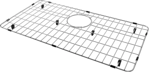 Miniatura 11 de LQS Rejilla de fregadero y rejilla inferior del fregadero, protector de fregadero para fregaderos de cocina de acero inoxidable de 19 1/16 x 13 3/4