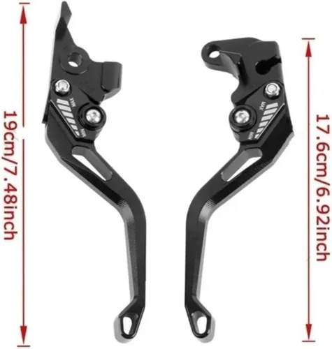 Miniatura 6 de Brake Clutch Reservoir Levers Motorcycle Adjustable Brake Clutch Handle Grip Brakes Levers Parts for FZ8 FZ-8 2011 2012 2013 2014 2015