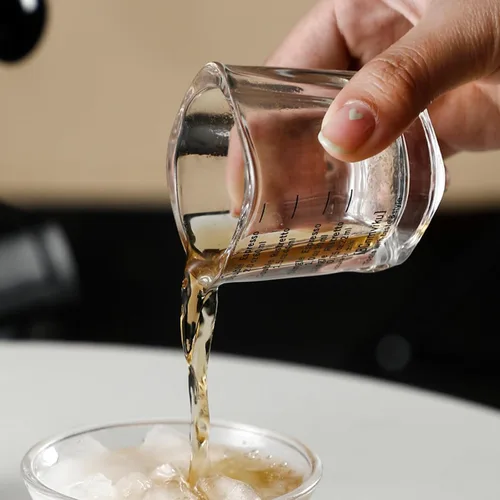 Miniatura 5 de Vasos de chupito de espresso, 26 mediciones incrementales, 2 onzas líquidas (resistentes, paquete de 2)