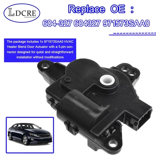 Miniatura 3 de Actuador de puerta de mezcla de calentador HVAC, modo principal, 5 pines, se adapta a Hyundai Azera 2010-2017, Elantra 2011-2016, Sonata 2011-2015