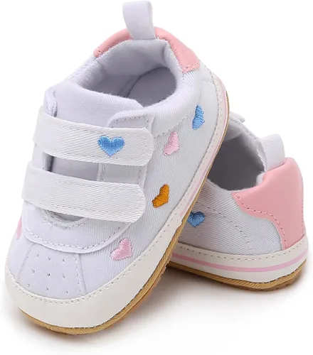 Miniatura 6 de SOFMUO Zapatos deportivos para bebés, niños y niñas, de piel sintética, antideslizantes, suela de goma suave, botines de vestir para niños pequeños