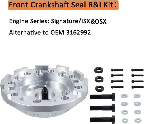 Miniatura 2 de E-cowlboy 3162992 - Herramienta de extracción e instalación de sello de cigüeñal delantero para Cummins Signature ISX QSX, reemplaza M20146 3162992