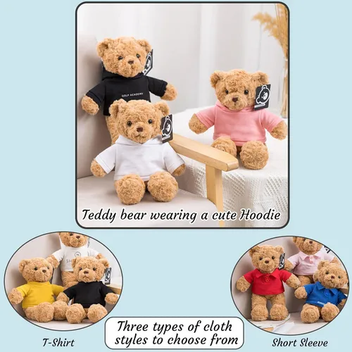 Miniatura 3 de Oso de Peluche Personalizado, Animal de Peluche, Juguetes de Oso de Peluche con Texto Personalizado + Imagen como Regalos Personalizados