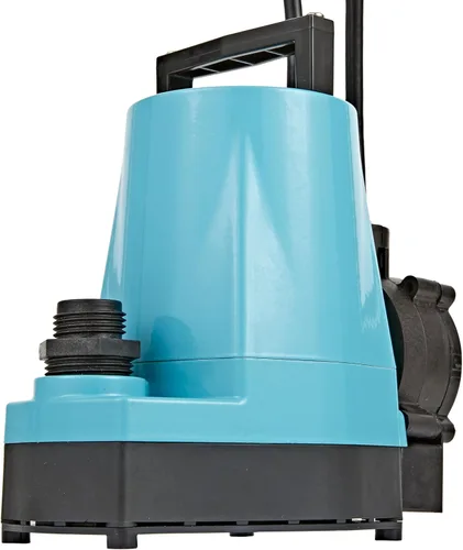 Miniatura 10 de Little Giant 5-MSP 115-Volt, 1/6 HP, 1200 GPH, Bomba de utilidad manual de aluminio, cable de 10 pies, azul, 505000