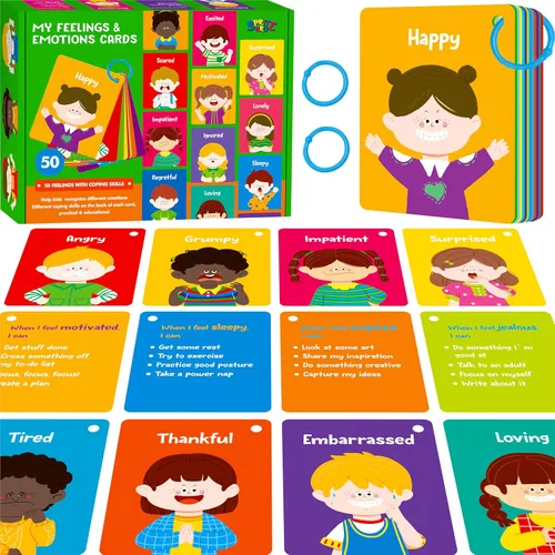 Miniatura 16 de 51 PIEZAS Tarjetas cognitivas en español para bebés, impresas a doble cara, 7 en 1 tarjetas coloridas, alfabeto, números, alimentos, animales