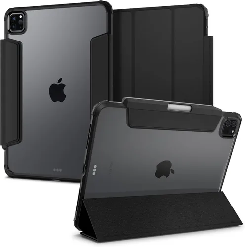 Miniatura 13 de Spigen Funda para iPad 10.2, iPad de 9ª/8ª/7ª generación (2021/2020/2019), Ultra Hybrid Pro con parte trasera transparente y soporte para lápices