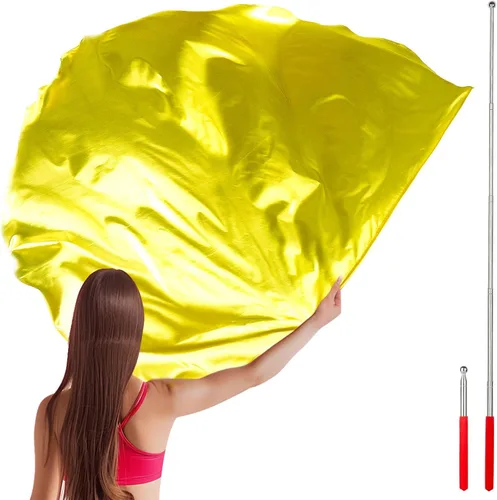 Bandera de adoración para iglesia, banderas de baile de alabanza de RooYoon de 59 x 44 pulgadas para oración de la iglesia, banderas cristianas de