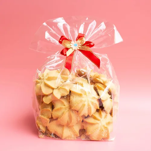 Miniatura 6 de Morepack Bolsas de celofán reforzadas, 50 bolsas de celofán de fondo plano de 4 x 4 x 10 pulgadas, con refuerzo con inserto de papel