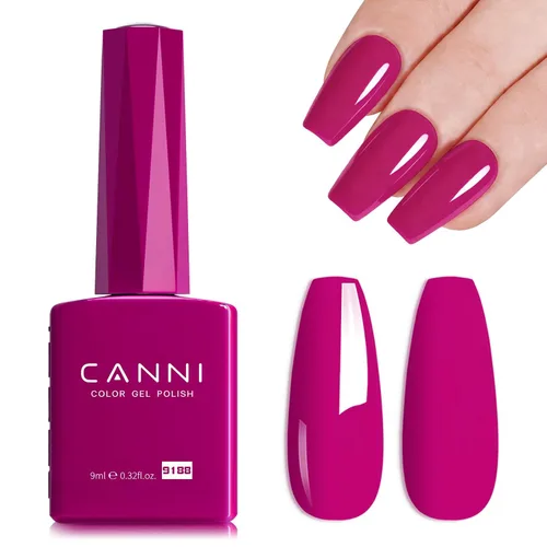 Miniatura 26 de CANNI - Esmalte de uñas en gel azul real, 1 unidad de 0.5 onzas, color azul marino, gel de cobalto oscuro profundo, para quitar el esmalte de uñas