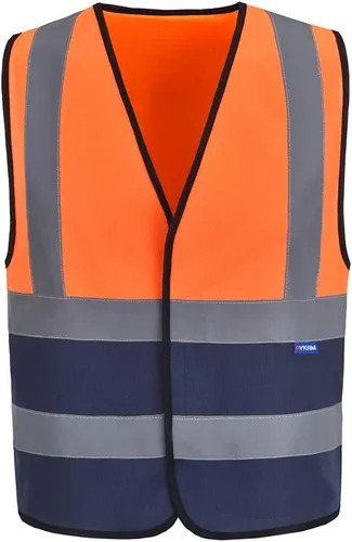 Miniatura 20 de AYKRM chaleco de alta visibilidad de 12 colores con alta visibilidad reflectante para trabajo de construcción y seguridad (XS-8XL)