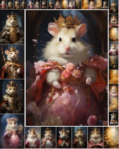 Miniatura 7 de Decoupage - Paquete de papel (35 hojas de 6 x 8 pulgadas) Hermosamente vestidos victorianos elegantes cachorros y perros FLONZ Vintage Ilustración