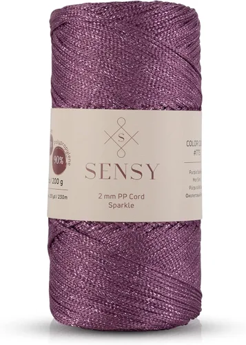 Miniatura 148 de Sensy Premium Cuerda de Poliéster de 2mm 251 Yardas Cuerda de Polipropileno 100% Cordón de Macramé 2mm Cordón para Bolsa de Ganchillo Cuerda