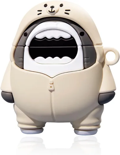 Miniatura 14 de para AirPod 2/1 Funda de Cubierta, Linda Funda de AirPods de Cerdo 3D de Dibujos Animados para 1ª y 2ª Generación, Funda Protectora de Silicona