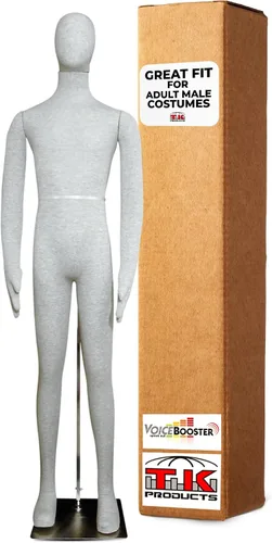 Miniatura 10 de Maniquí femenino, flexible y flexible de tamaño completo, suave, beige, por TK Products, ideal para disfraces