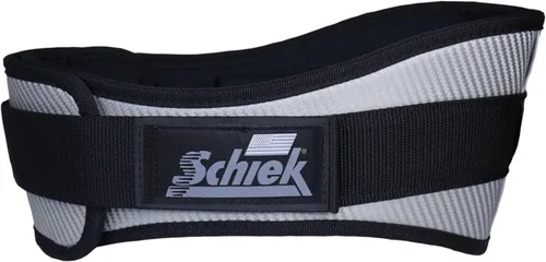 Miniatura 9 de Schiek Sports 3004 Cinturón de elevación de fibra de carbono - Cinturones de gimnasio de elevación de potencia para soporte de espalda baja Negro