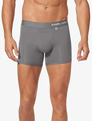 Miniatura 3 de Tommy John Ropa interior para hombre, baúl de algodón fresco con entrepierna más corta de 4 pulgadas, ropa interior cómoda y transpirable