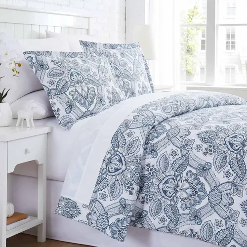Southshore Fine Living, Inc. Enchantment Collection - Juego de edredón de gran tamaño tamaño individual alternativo para todas las estaciones,
