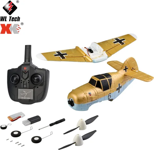 Miniatura 9 de GoolRC Avión RC, avión WLtoys A250 RC, avión de control remoto de 2.4 GHz 4 canales con giroscopio de 6 ejes, juguetes de vuelo de aviones RC