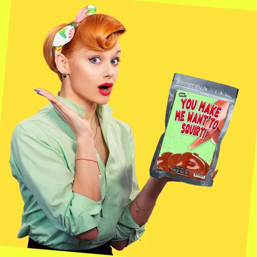 Miniatura 7 de You Make Me Want to Squirt - Trail Mix - Regalo de broma con temática de ketchup - Regalos para los amantes del ketchup - Regalo para esposos que
