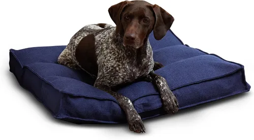 Miniatura 12 de Happy Hounds Milo - Cama cuadrada copetuda para perro, cemento, pequeña (24 x 24 pulgadas), 24.0 pulgadas de largo x 24.0 pulgadas de ancho x 5.0