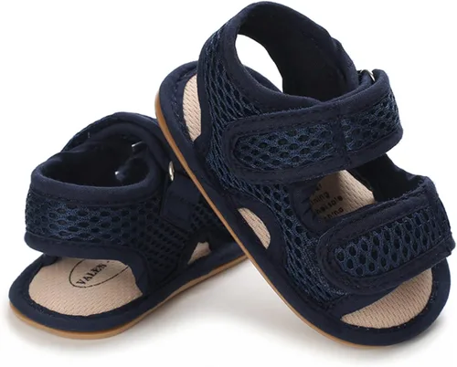 Miniatura 3 de RVROVIC Sandalias para bebés niños y niñas, zapatos de verano de primera calidad para exteriores, ligeras, suaves, antideslizantes, suela para niños