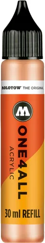 Molotow ONE4ALL - Recambio de pintura acrílica, para marcador de pintura Molotow ONE4ALL, color pastel melocotón, botella de 1.0 fl oz, 1 unidad