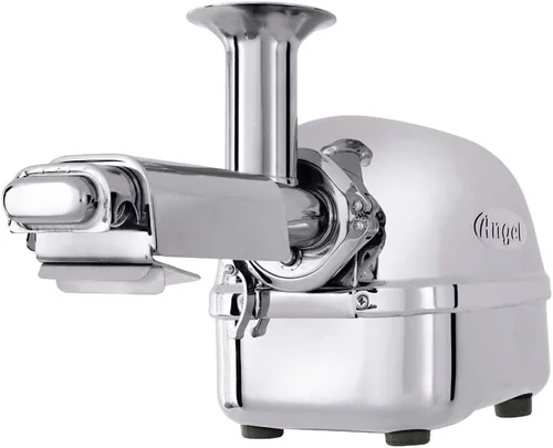 Miniatura 2 de AG-5500 Máquina de exprimir lento de prensa en frío de acero inoxidable premium, grado alimenticio SUS-304, fuerza de molienda 3HP, 82RPM