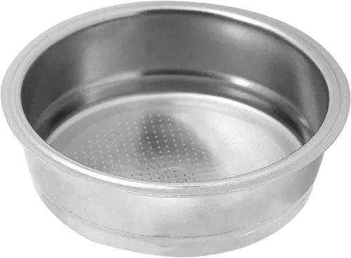 Miniatura 8 de Filtro de café de acero inoxidable, 2.008 in de una sola capa de acero inoxidable para máquina de café, filtro de filtro apto para DeLonghi, filtro
