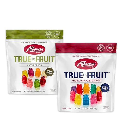 Miniatura 12 de Albanese Ultimate 8 Flavor Gummi Bears, ositos de goma de 8 sabores, 2.5 oz, 12