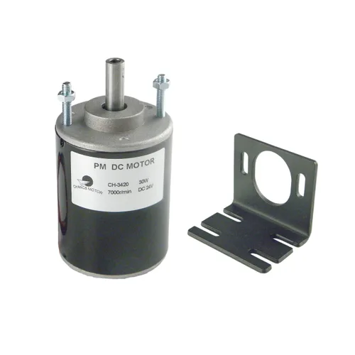 Miniatura 13 de CHANCS Motor de engranaje eléctrico de poco ruido del eje común del poder más elevado CH-3420 24V DC 7000RPM del alto esfuerzo de torsión