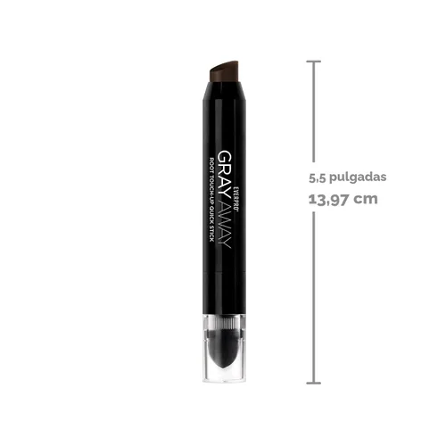 Miniatura 6 de EVERPRO Gray Away Root Touchup Quick Stick, Negro/Marrón Oscuro, 0.1 Oz