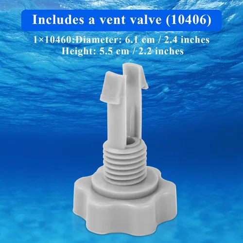 Miniatura 3 de Piezas de repuesto para filtro de arena compatibles con la bomba de filtro de arena transparente Intex Krystal para piscinas sobre el suelo, juntas