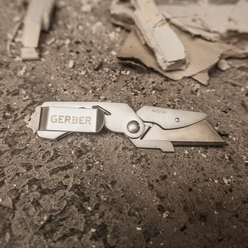 Miniatura 10 de Gerber Gear EAB Lite Pocket Razor Knife with Money Clip - EDC Gear Folding Stainless Steel Utility Knife with Box Cutter Blade for Everyday Carry