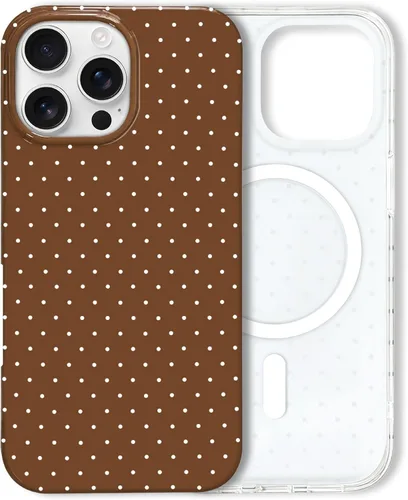 Miniatura 29 de Hython Funda para iPhone Air, diseño estético de lunares lindos, funda simple de 6.5 pulgadas, delgada, antiarañazos, parachoques de TPU suave, a