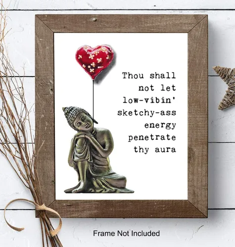 Miniatura 8 de Arte de pared de estatua de Buda - Decoración Zen - Decoración de habitación de spa - Regalos espirituales para mujeres - Decoración de pared