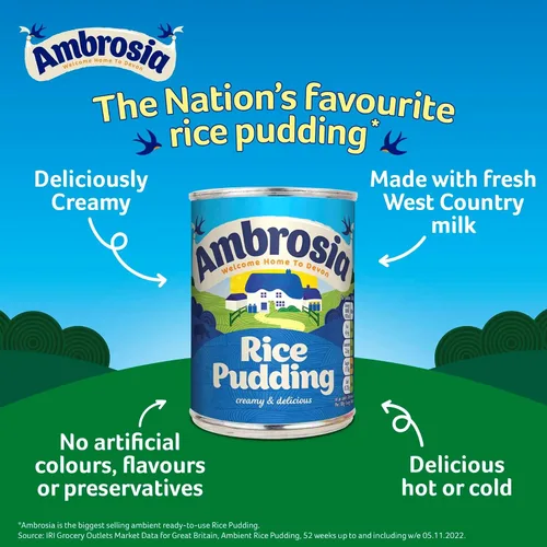Miniatura 4 de Ambrosia Pudín de Arroz Cremado 14.11 oz (Pack de 12)