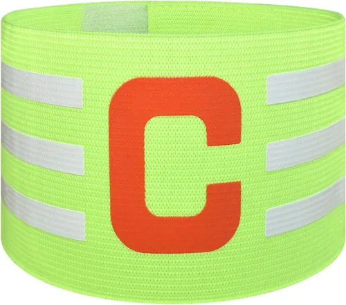 Miniatura 11 de Sports Captain C Arm Band for Team Training, Unisex Elastic Soccer Captain Armband Adjustable Outdoor Football Player Captain's ArmBands for Adult