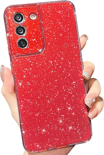 Miniatura 54 de MINSCOSE Compatible con Samsung Galaxy S22 Plus Case, Bonito Color Neón Brillante, con Purpurina Brillante Delgada Resistente a Golpes de Silicona