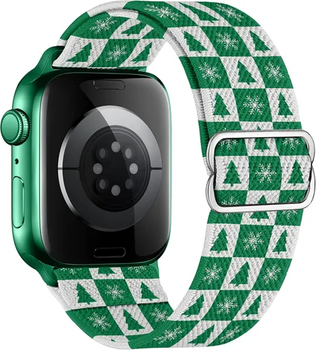 Miniatura 39 de Correas elásticas de nailon compatibles con Apple Watch de 1.496 pulgadas, 1.575 pulgadas, 1.614 pulgadas, 1.654 pulgadas, 1.732 pulgadas, 1.732