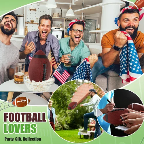 Miniatura 5 de Jerify 12 unidades de fútbol de cuero compuesto, tamaño oficial, pelota de fútbol inflable a granel con bomba para interiores y exteriores