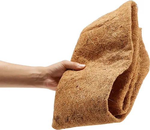 Miniatura 7 de 1 pieza de revestimientos de coco para macetas, revestimientos de repuesto para cestas colgantes, inserto de coco duradero para jardín al aire libre
