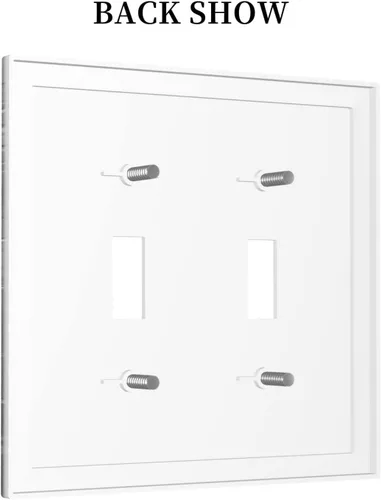Miniatura 276 de Placa de Interruptor de Luz Azul de 1 Gang, Placa de Pared Decorativa de Palanca Individual, Cubierta de Placa de Pared de Palanca, Placa Frontal