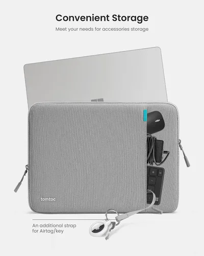 Miniatura 5 de tomtoc Funda protectora 360° para laptop de 15.6 pulgadas para Acer Aspire 1/3/5/7, Chromebook, Lenovo IdeaPad L3, HP Pavilion/Envy, ASUS