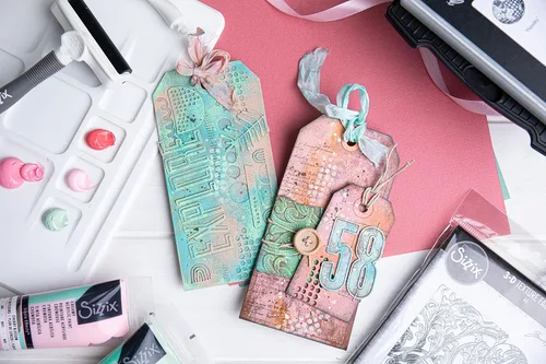 Miniatura 4 de Sizzix Juego de troqueles Thinlits 666280 de Tim Holtz, 43 unidades Multicolor