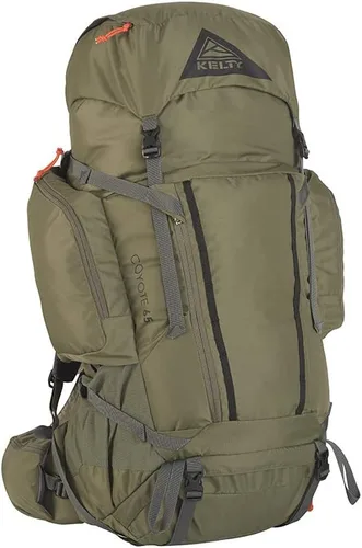 Kelty Coyote - Mochila de 60 a 105 litros, para hombre y mujer (actualización 2020) - Mochila de senderismo, mochilero, mochila de viaje, Burnt Olive