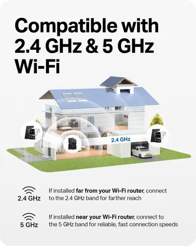 Miniatura 11 de Tapo Cámara de seguridad de doble lente 2K panorámica/inclinación inalámbrica con panel solar, gran angular de 165° + telefoto de 0.236 in