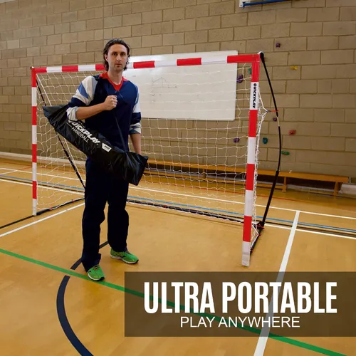 Miniatura 7 de QuickPlay Portería de balonmano portátil con base ponderada basada en la tecnología KICKSTER: configuración rápida